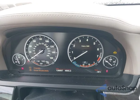 2013 BMW 740Li xDrive from USA, damaged, VIN WBAYF4C54DD128060